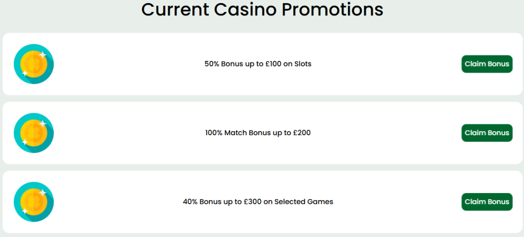 Unibet Casino Bonus