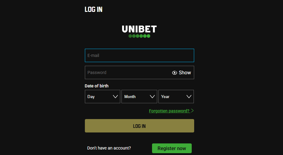 Unibet Casino Login