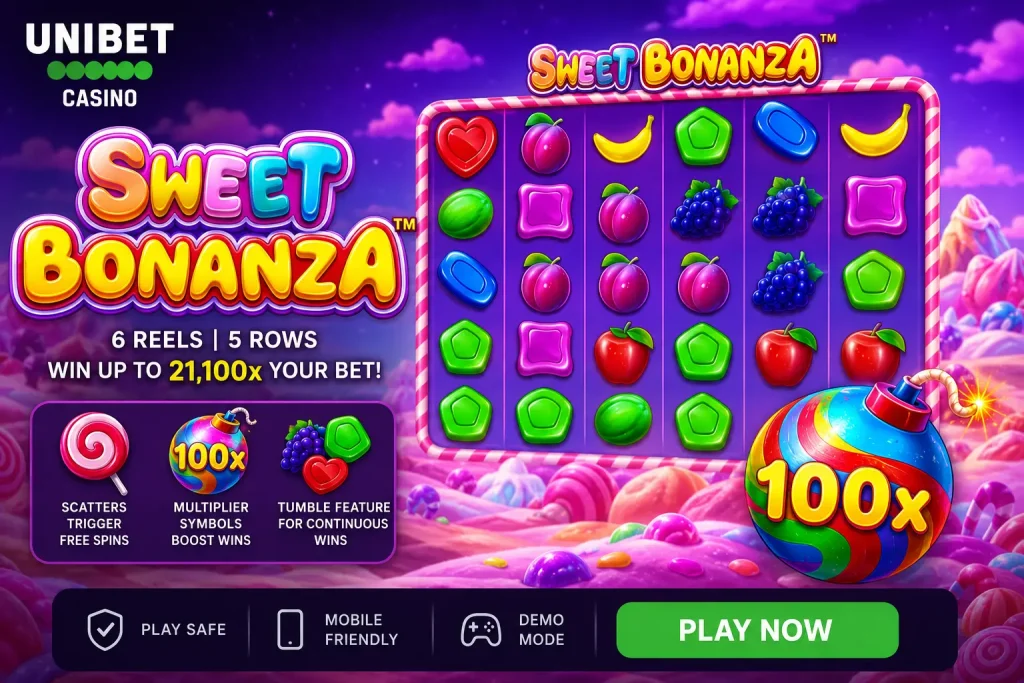 Sweet Bonanza Unibet Casino